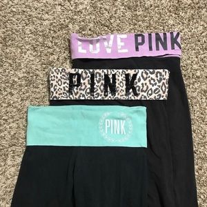 Set of 3 VS Yoga Leggings ( Capri and long length)